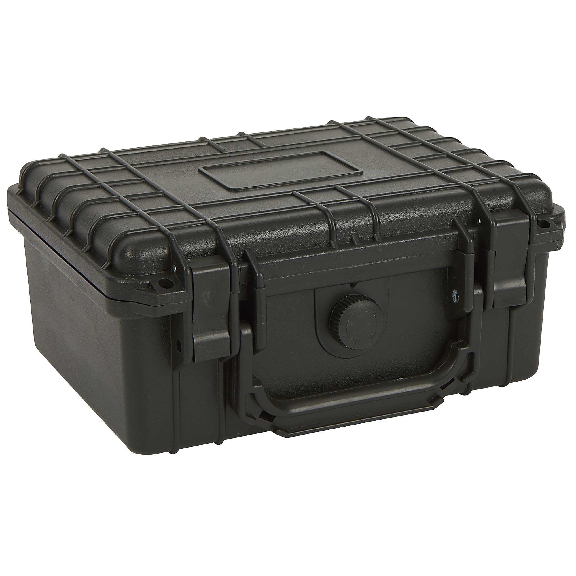 Strongway 9in. Plastic Storage Box, Water Resistant, Black